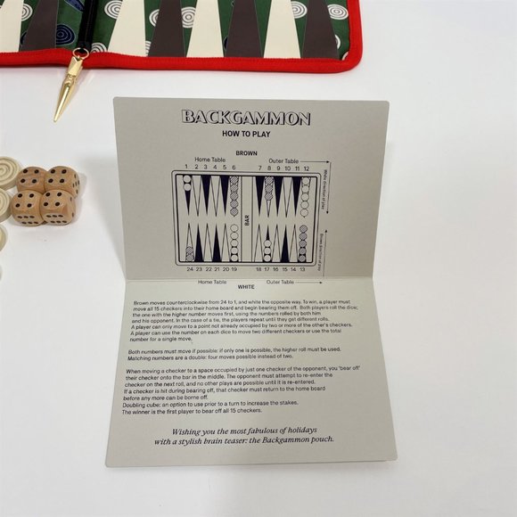 CHRISTIAN LOUBOUTIN Backgammon Set - Picture 8 of 8